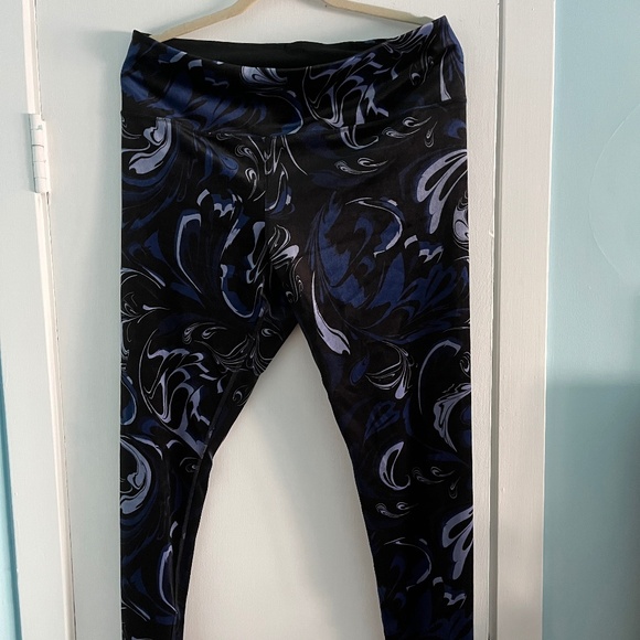 Athleta Elation Velvet Tight, Blue Agate, XL - Picture 1 of 6
